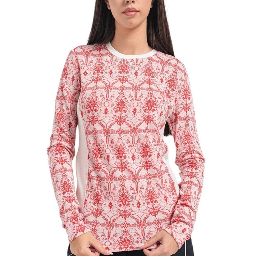Helly Hansen Lifa Merino Wool Base Layer Women Small Red Thermal